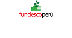 Desktop Screenshot of fundesco-peru.com